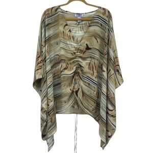 Unique Spectrum tunic top cover up 1X